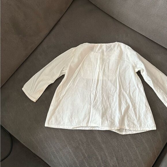 PRIMARK | Ecru | EMBROIDERED TEXTURED TOP - Picture 9 of 13